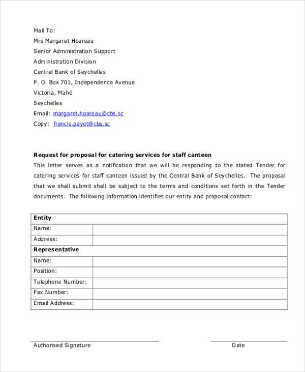 FREE 9+ Catering Proposal Forms in PDF MS Word Excel