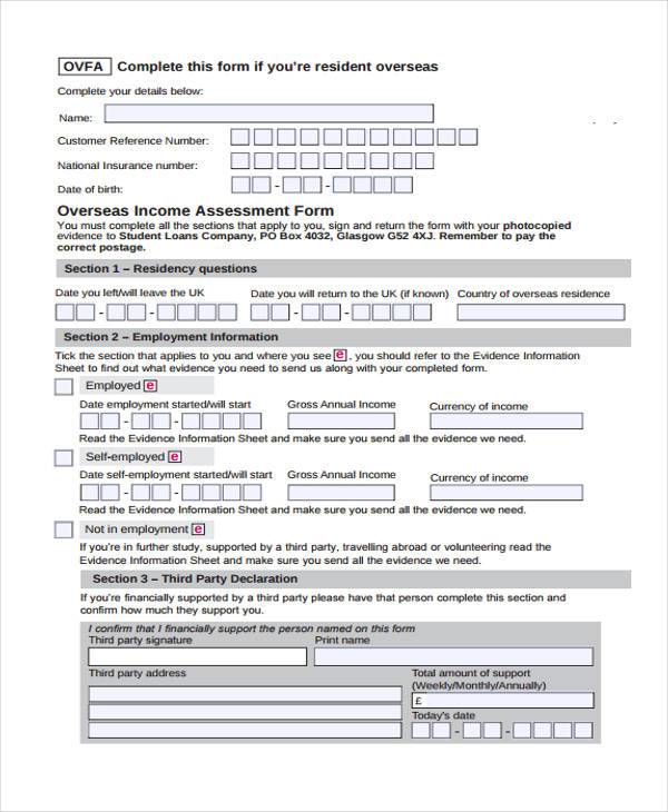FREE 11+ Assessment Forms for in PDF MS Word Excel