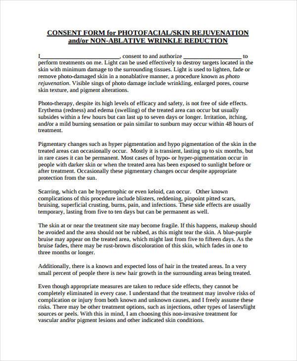 Permanent Makeup Consent Form Saubhaya Makeup