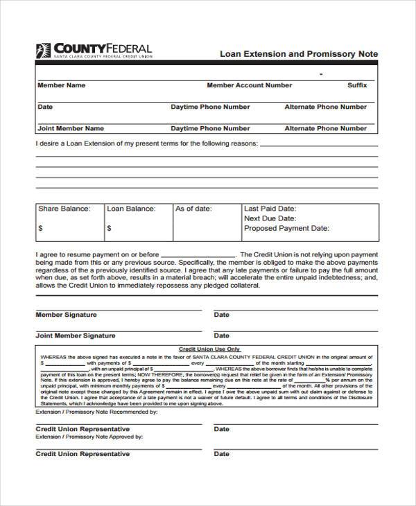 FREE 6+ Promissory Note Agreement Forms in PDF MS Word