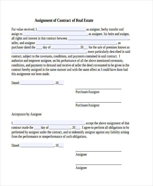 FREE 8+ Real Estate Contract Forms in PDF MS Word