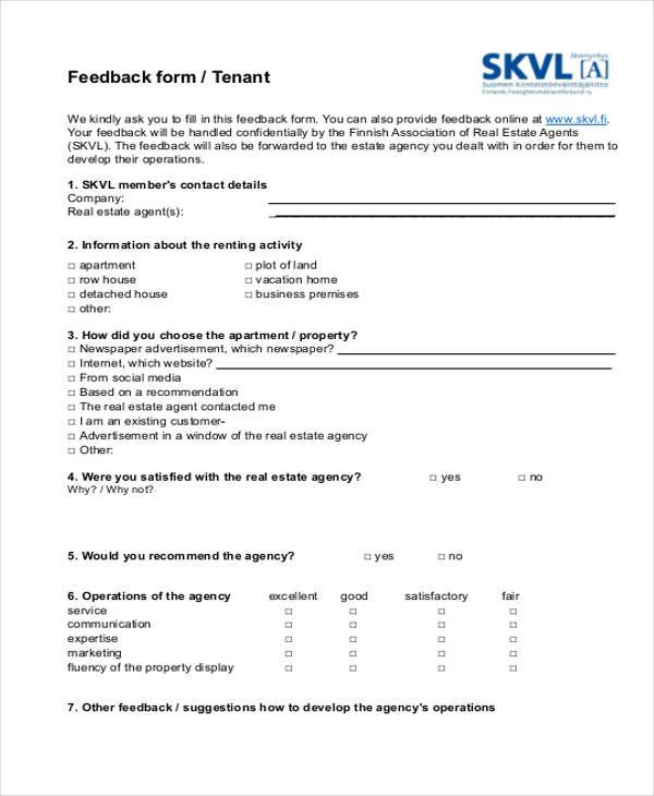FREE 8+ Sample Client Feedback Forms in PDF MS Word Excel