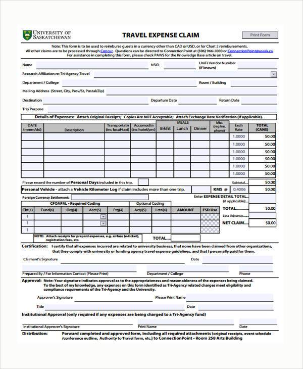 FREE 10+ Sample Expense Approval Forms in PDF MS Word