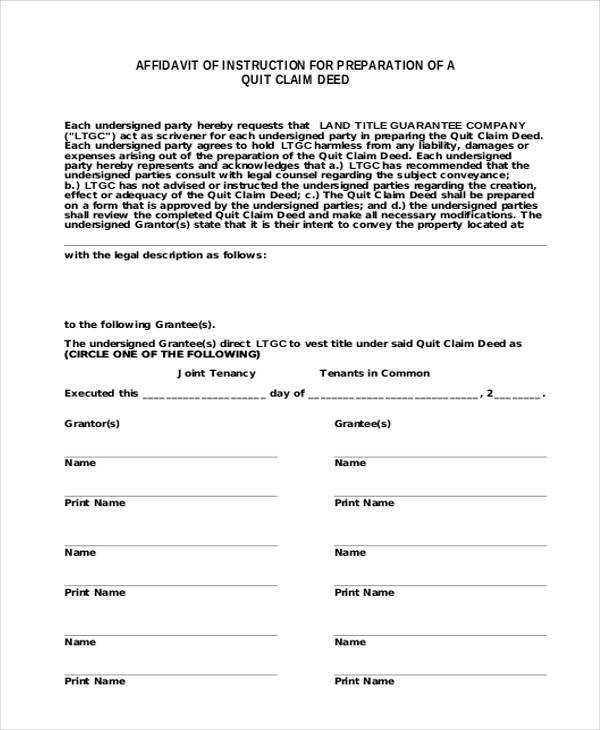 Affidavit Funeral Expense Claim Affidavit Document Images