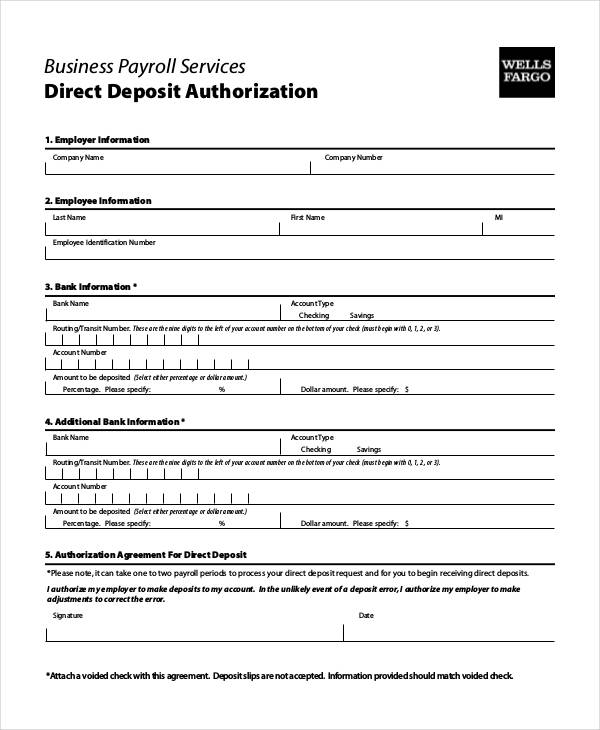 FREE 14+ Payroll Authorization Forms in PDF Excel MS Word