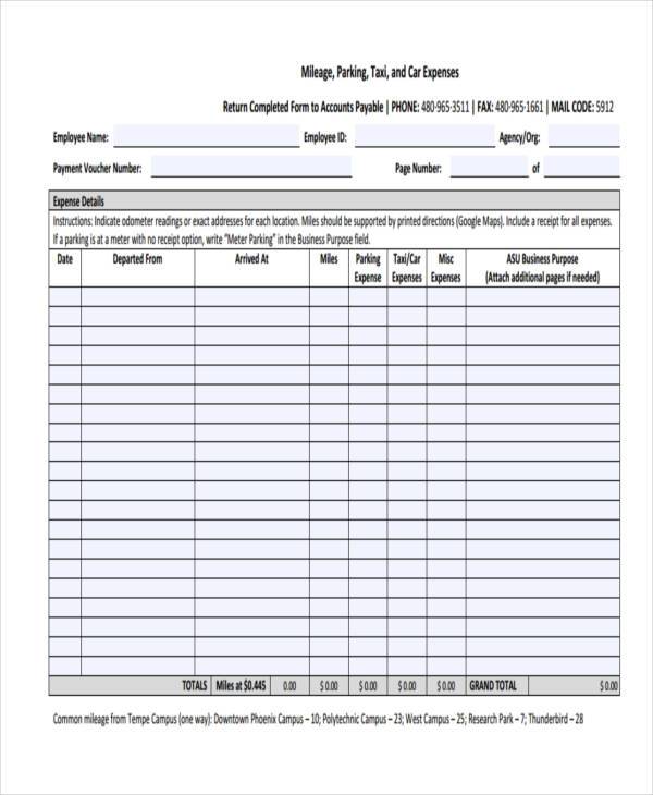 FREE 44+ Expense Forms in PDF MS Word Excel