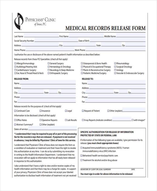 FREE 39+ Medical Forms in PDF MS Word Excel