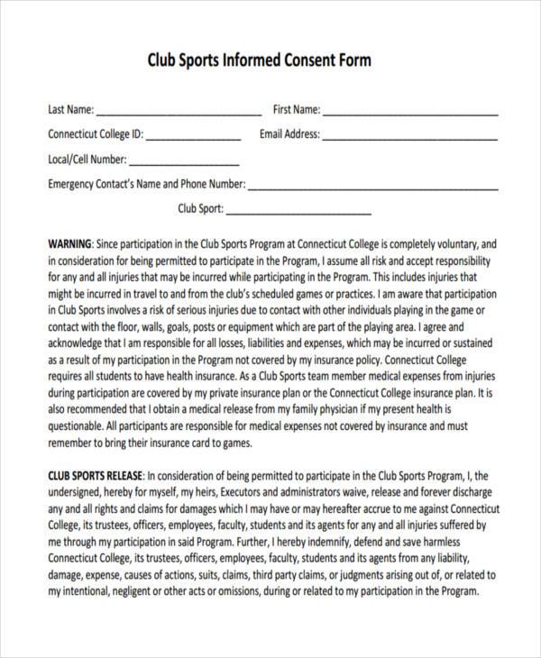 FREE 42+ Consent Form Samples in PDF MS Word Excel