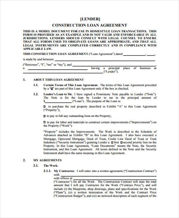 FREE 10+ Construction Agreement Forms in PDF MS Word