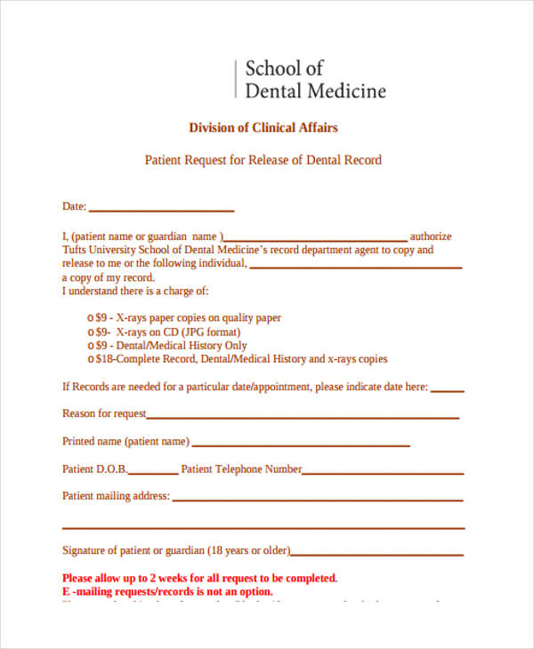 FREE 26+ Medical Release Form Templates in PDF MS Word Excel