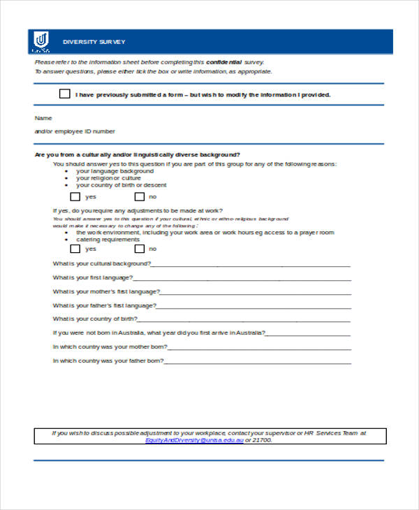 FREE 39+ Survey Forms in MS Word