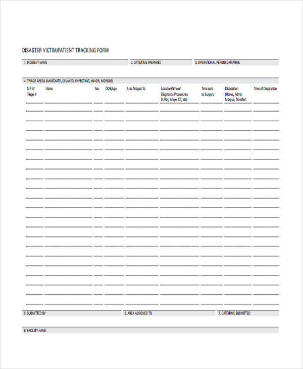 FREE 32+ Tracking Forms in PDF MS Word Excel