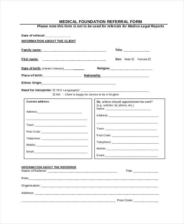 FREE 37+ Blank Medical Forms in PDF MS Word Excel