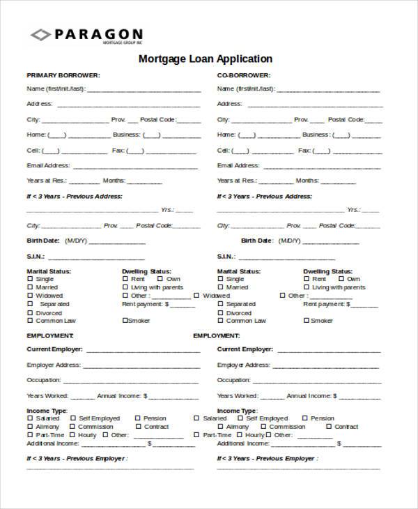 Download Blank 1003 Residential Uniform Loan Application.