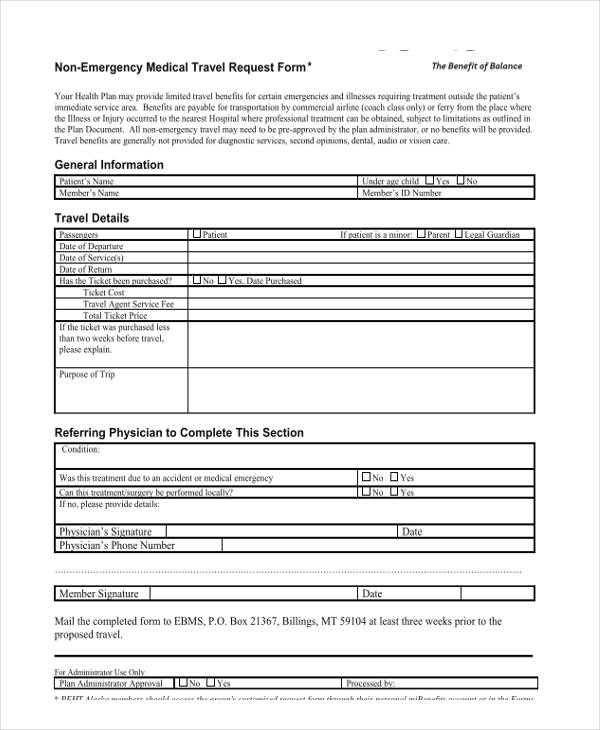 FREE 37+ Travel Request Form Examples in PDF MS Word Excel