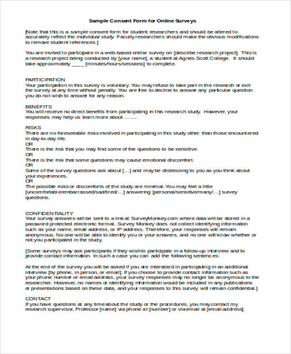 FREE 39+ Survey Forms in MS Word