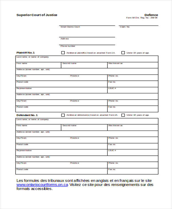 FREE 31+ Claim Forms in MS Word