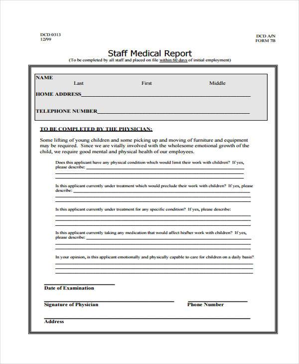 FREE 36+ Medical Forms in PDF MS Word Excel
