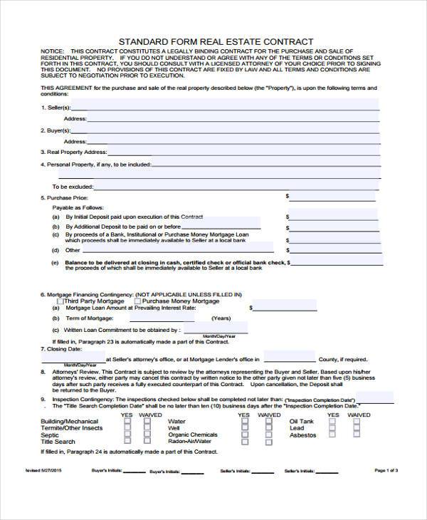 FREE 52+ Sample Contract Forms in PDF MS Word Excel