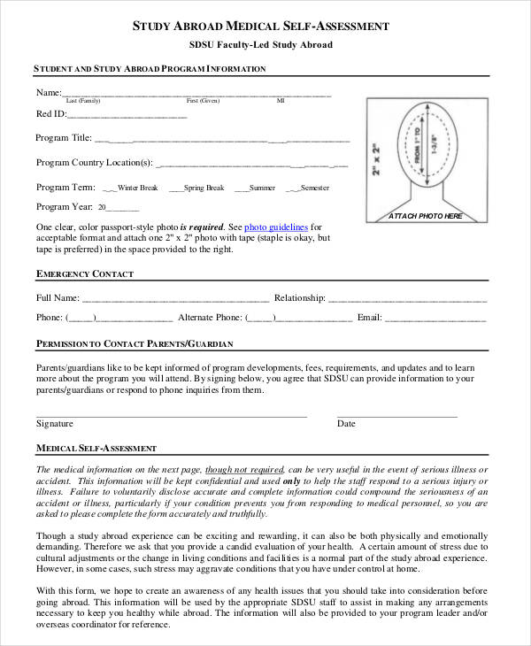 FREE 55+ Sample Self Assessment Forms in PDF MS Word Excel
