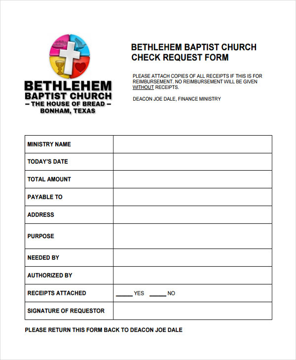 FREE 18+ Check Request Forms in PDF