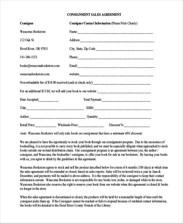 A Guide To Dealer Consignment Forms Free Sample, Example & Format