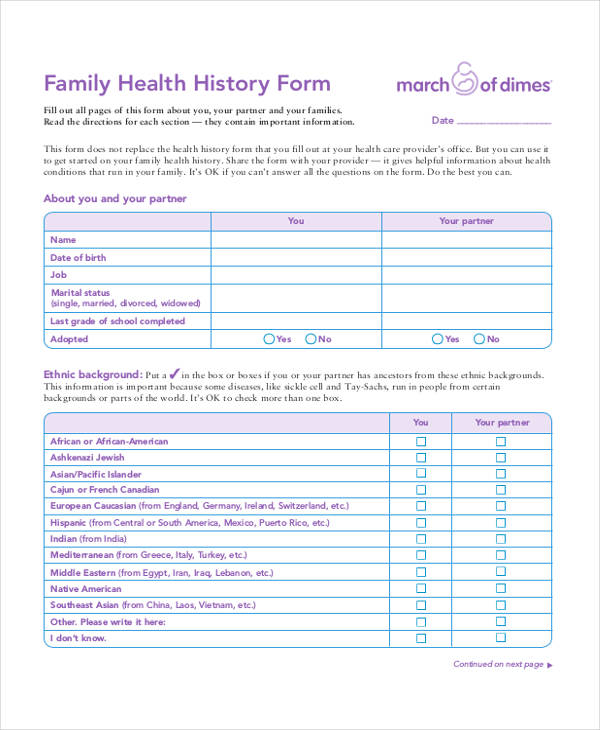 FREE 36+ Health Assessment Forms in PDF MS Word