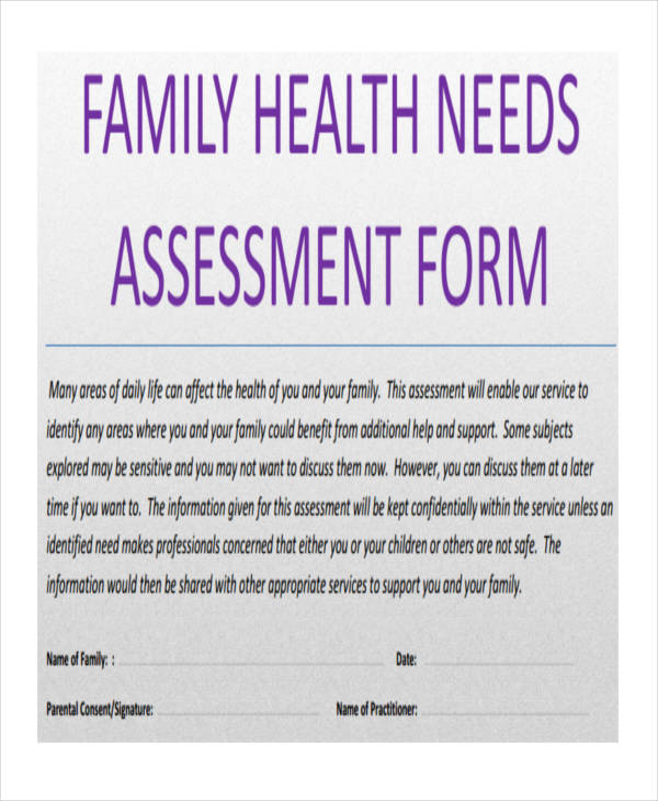 FREE 29+ Needs Assessment Forms in MS Word PDF Excel