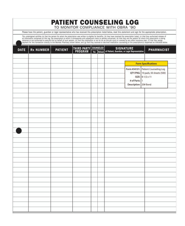 FREE 48+ Counseling Forms in PDF MS Word