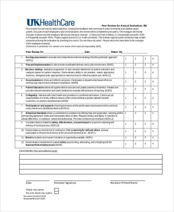 FREE 18+ Employee Review Forms in PDF