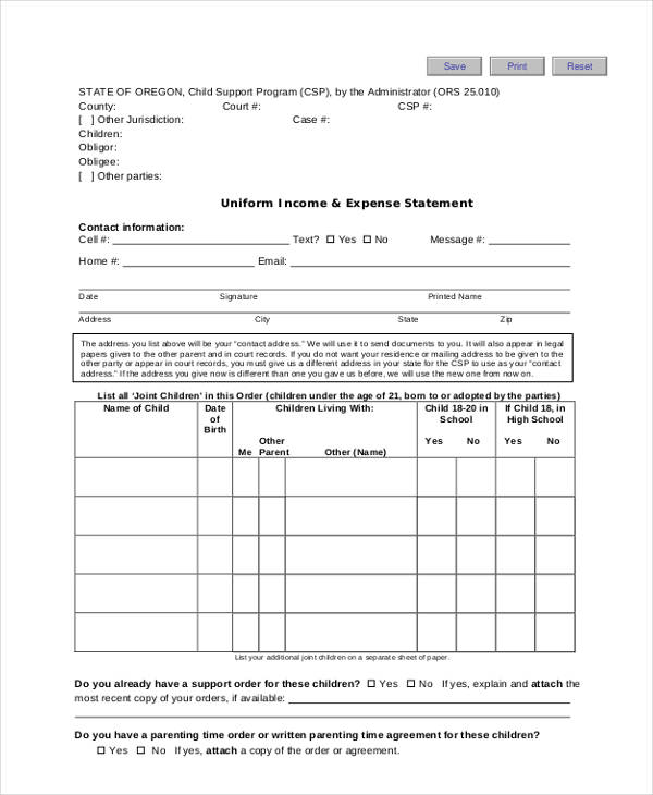 FREE 10+ and Expense Forms in PDF MS Word