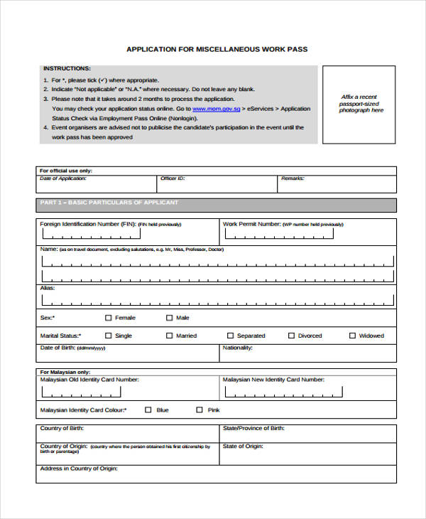FREE 36+ Job Application Forms in PDF MS Word Excel