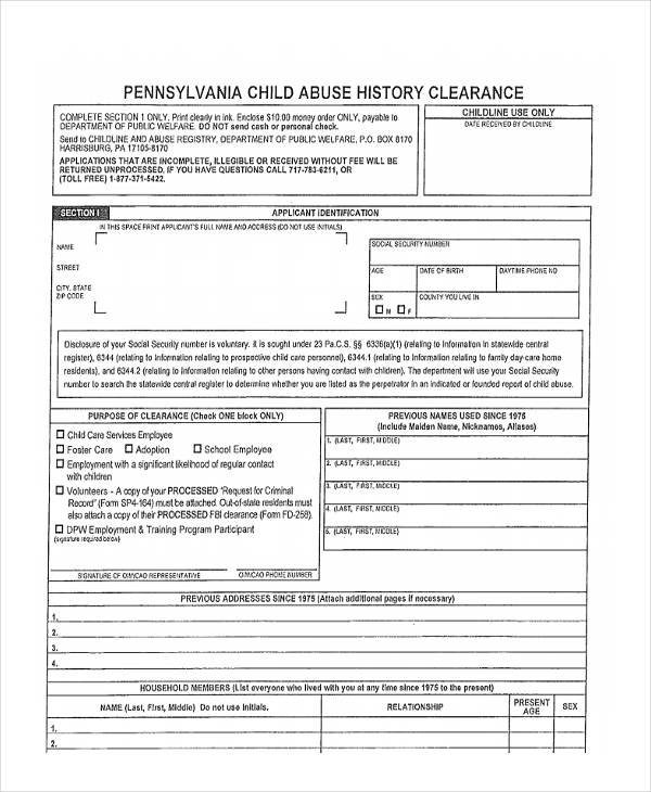FREE 28+ Clearance Forms in PDF Ms Word