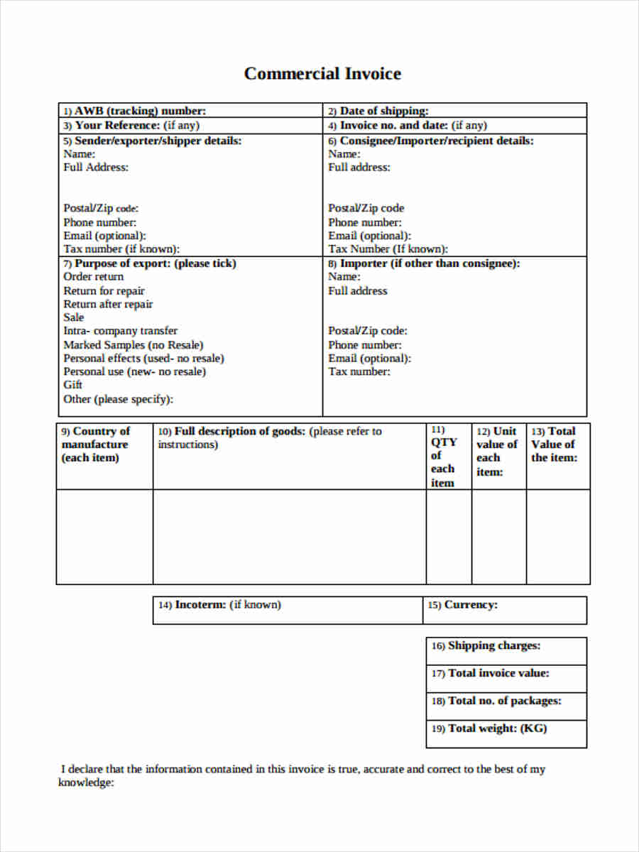 FREE 6+ Plumbing Invoice Forms in PDF
