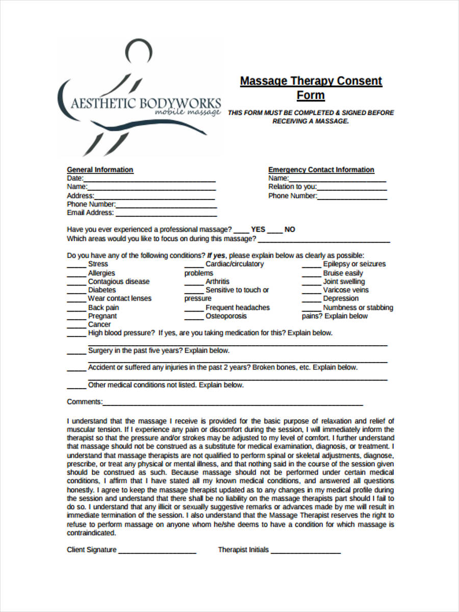 Informed Consent Form Template Psychology