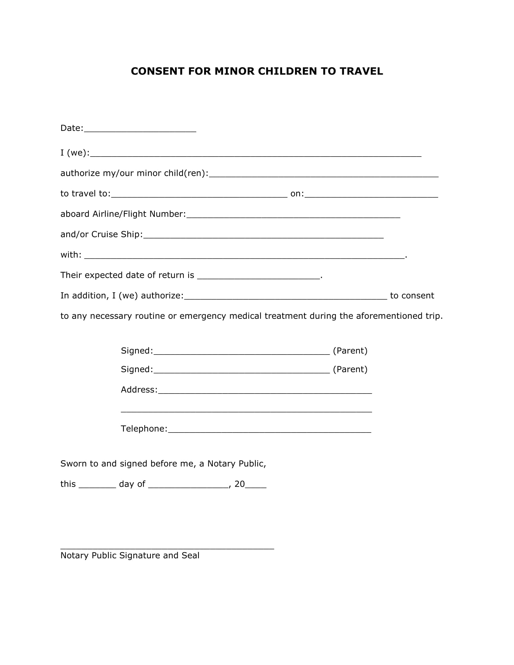 FREE 12+ Travel Forms [ Travel Proposal, Registration Form, Passport, Visa]