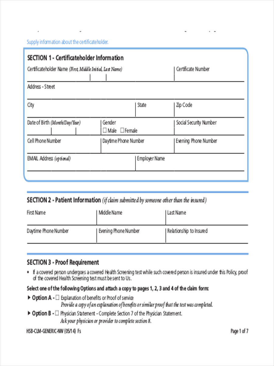 FREE 9+ Health Screening Forms in PDF Ms Word