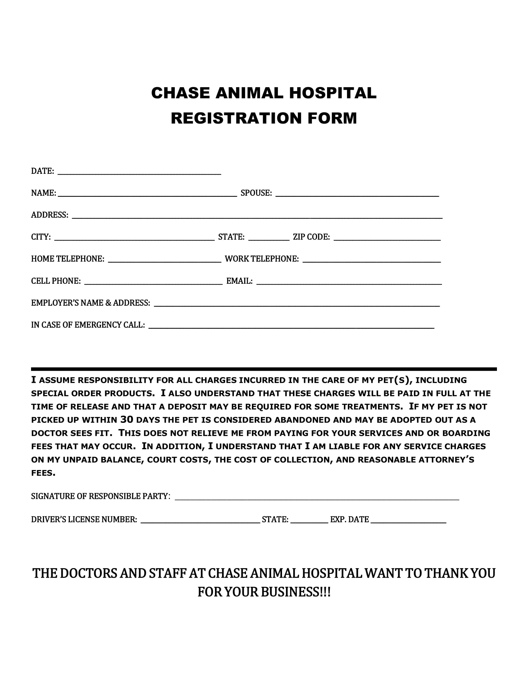 FREE 9+ Hospital Registration Forms in PDF