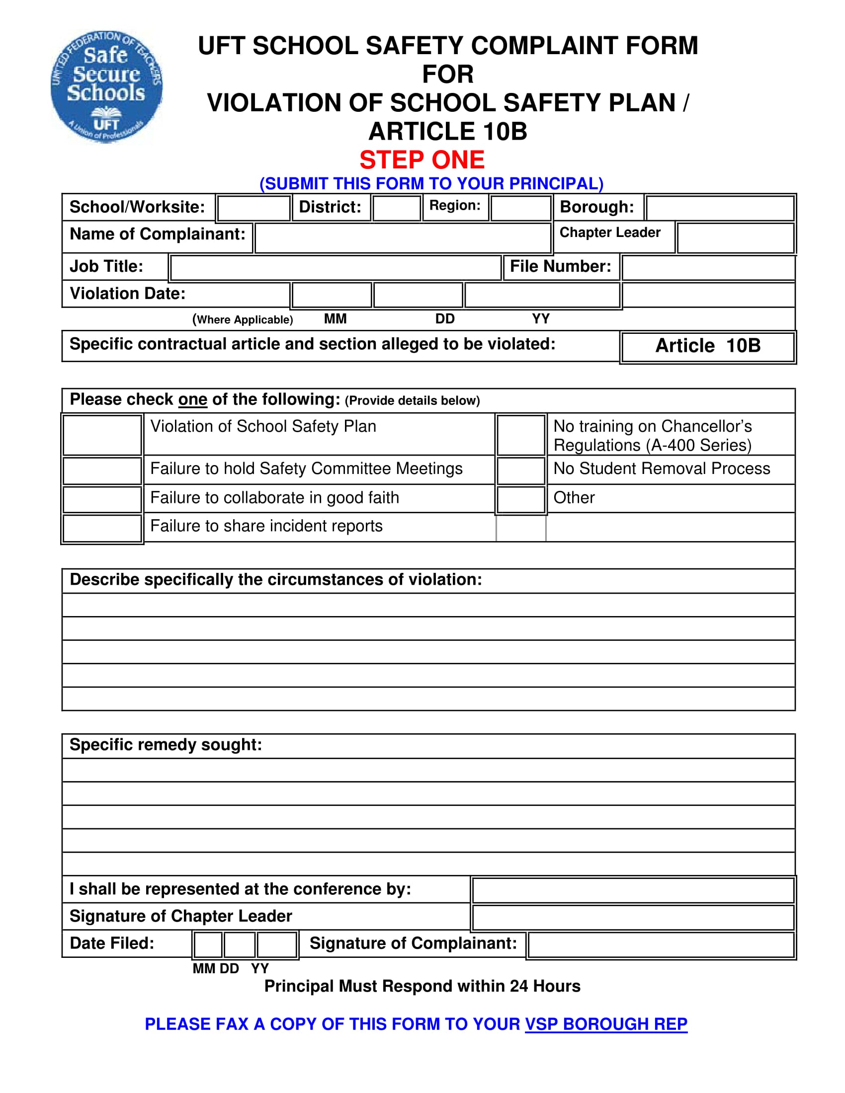 FREE 10+ Safety Complaint Forms in PDF