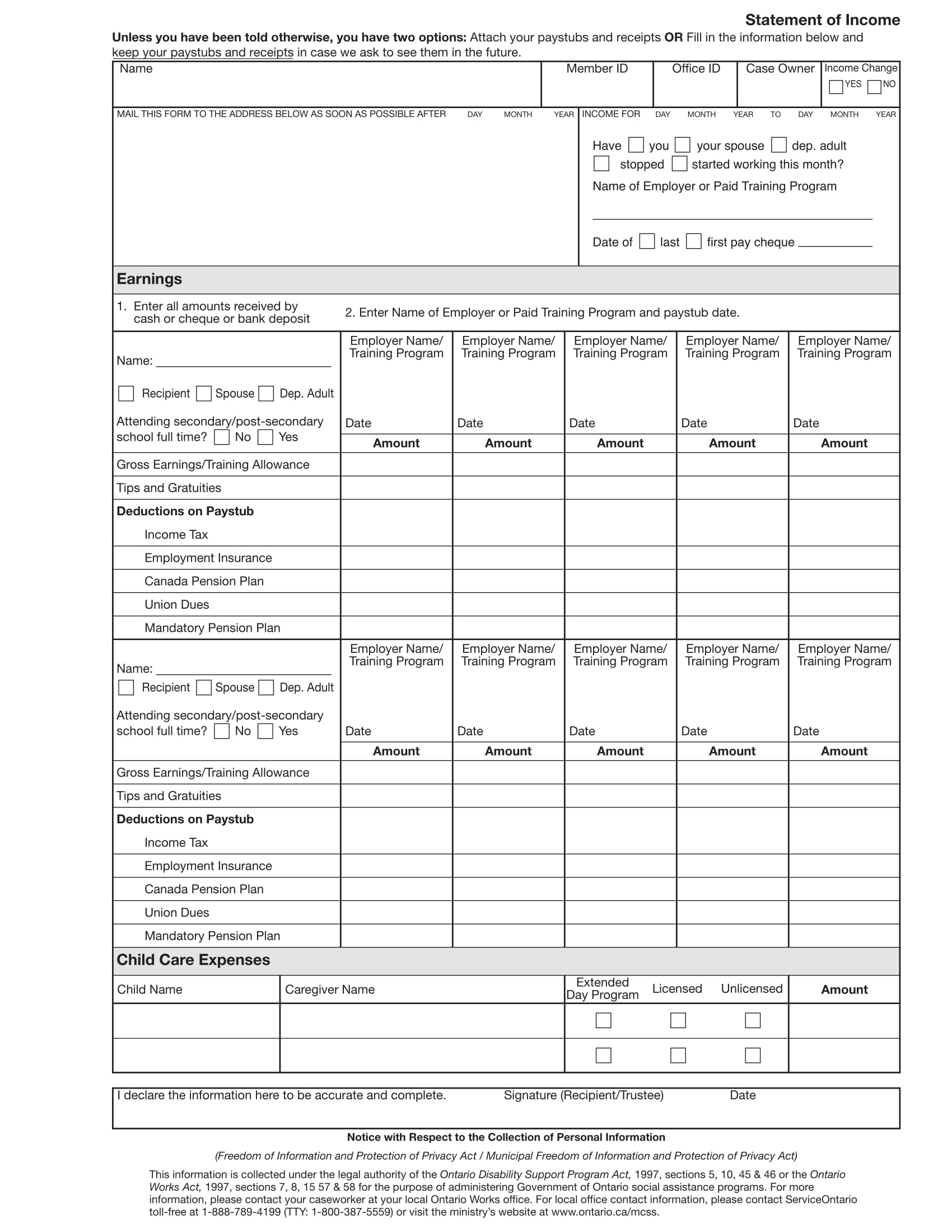 FREE 30+ Statement Forms in PDF MS Word