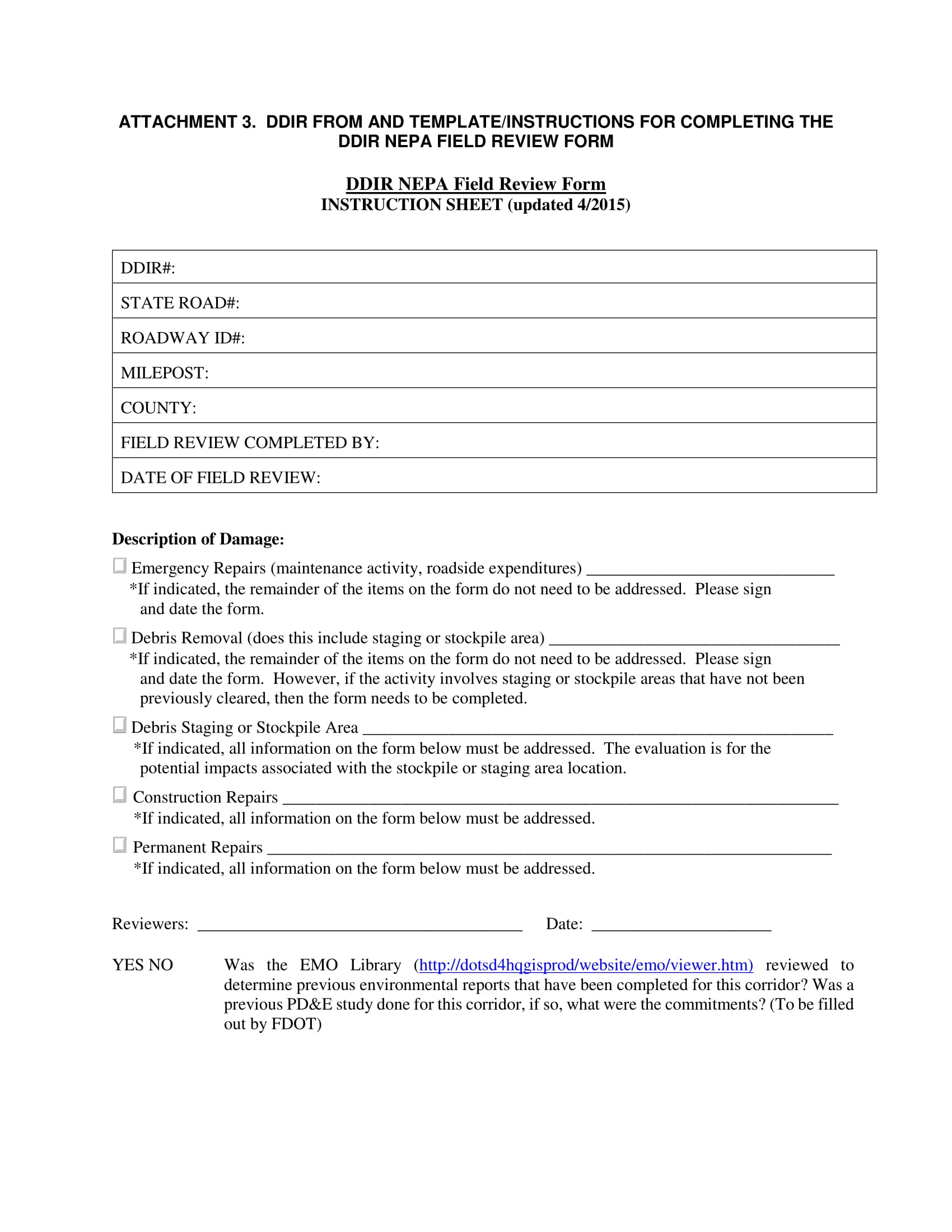 FREE 14+ Field Review Forms in PDF MS Word