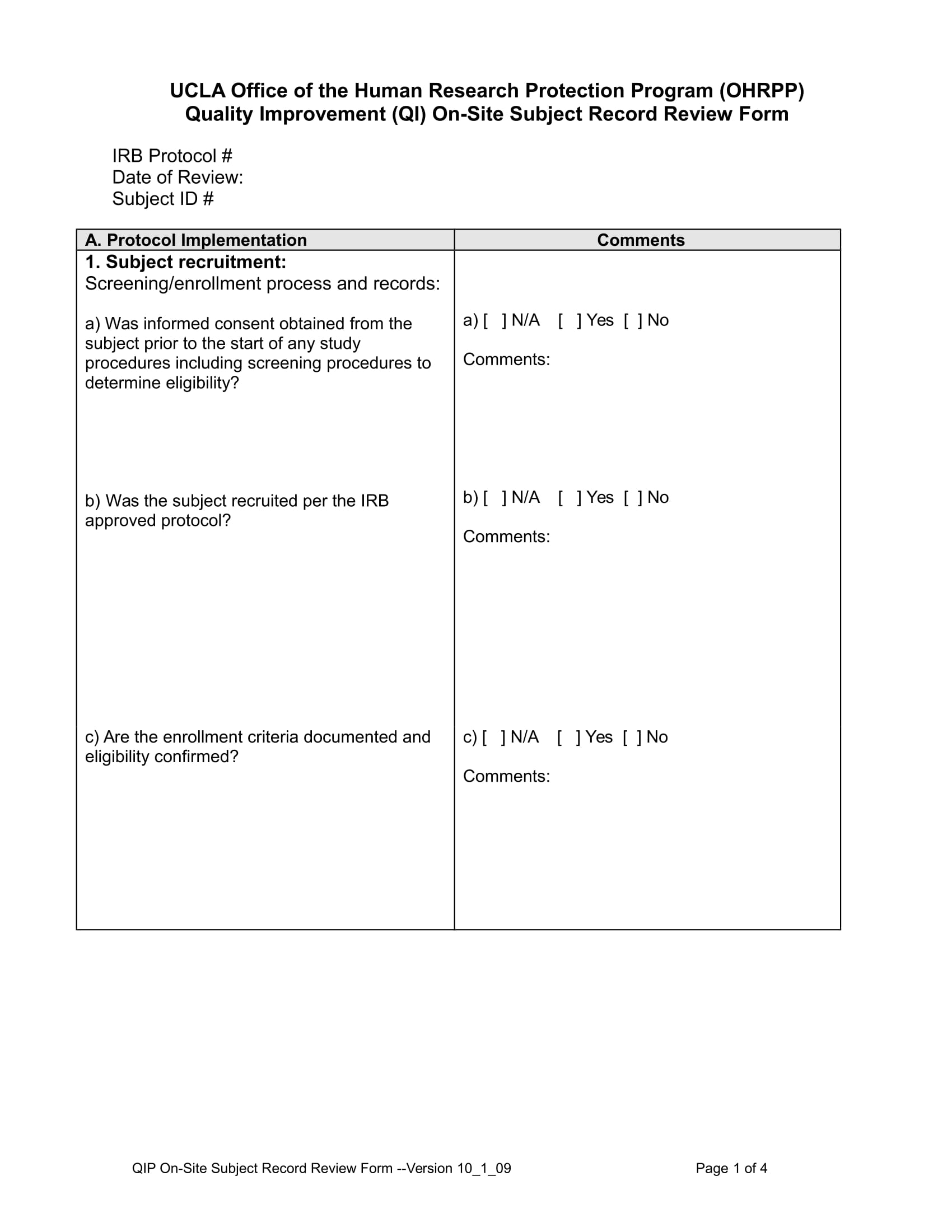 FREE 14+ Record Review Forms in PDF MS Word