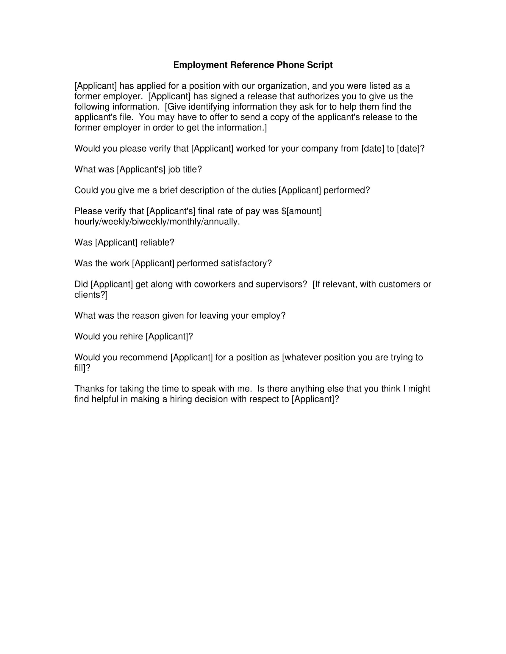 FREE 14+ Reference Phone Script Forms in PSD PDF