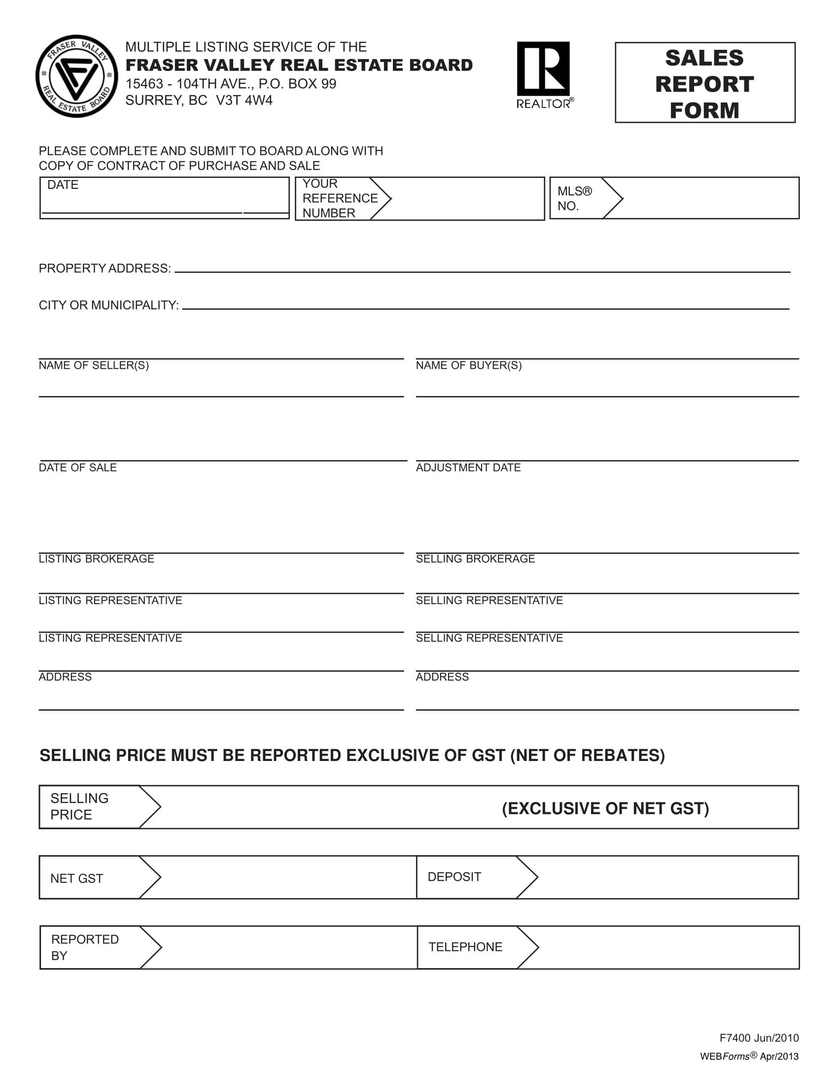 FREE 13+ Sales Report Forms in PDF