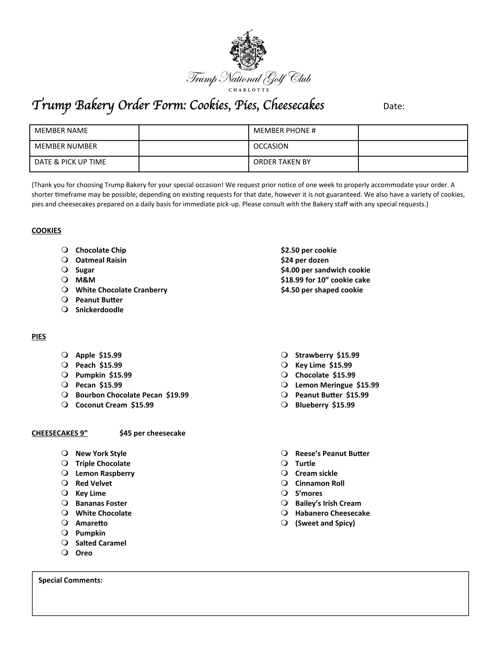 19+ Home Bakery Order Form Pdf US