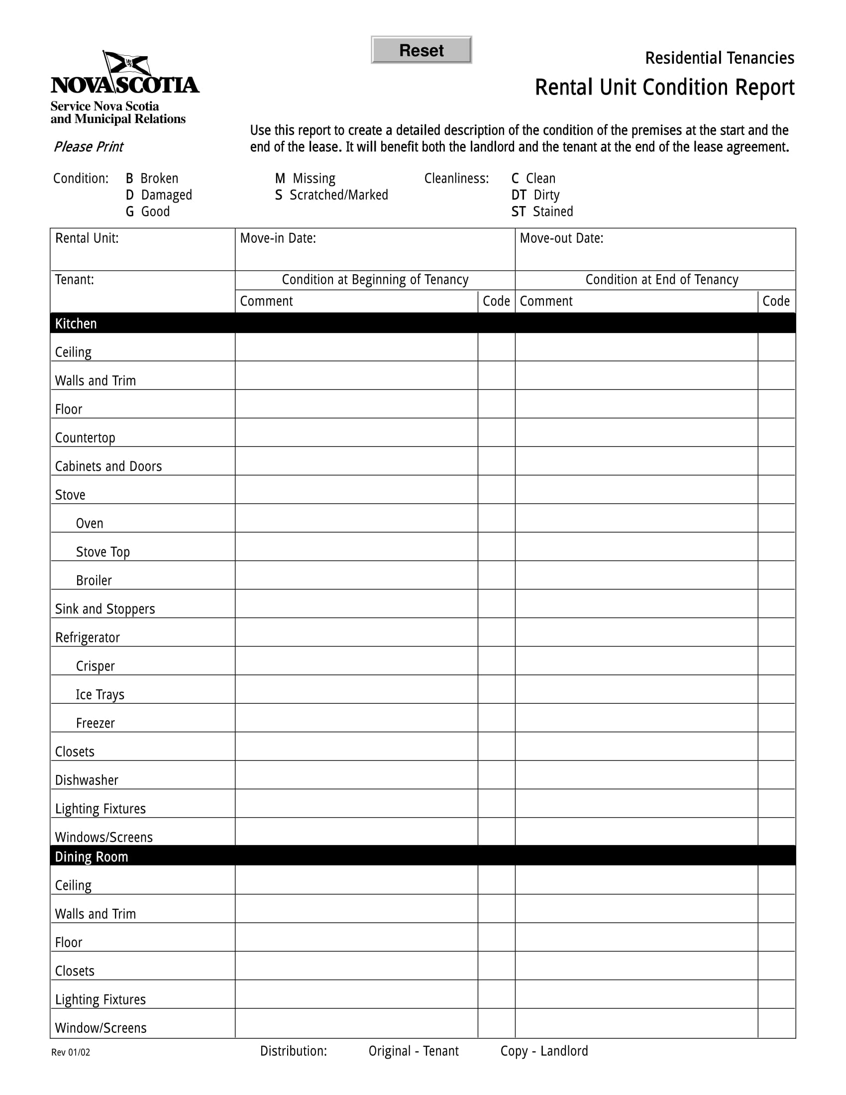 FREE 6+ Rent Report Forms in PDF