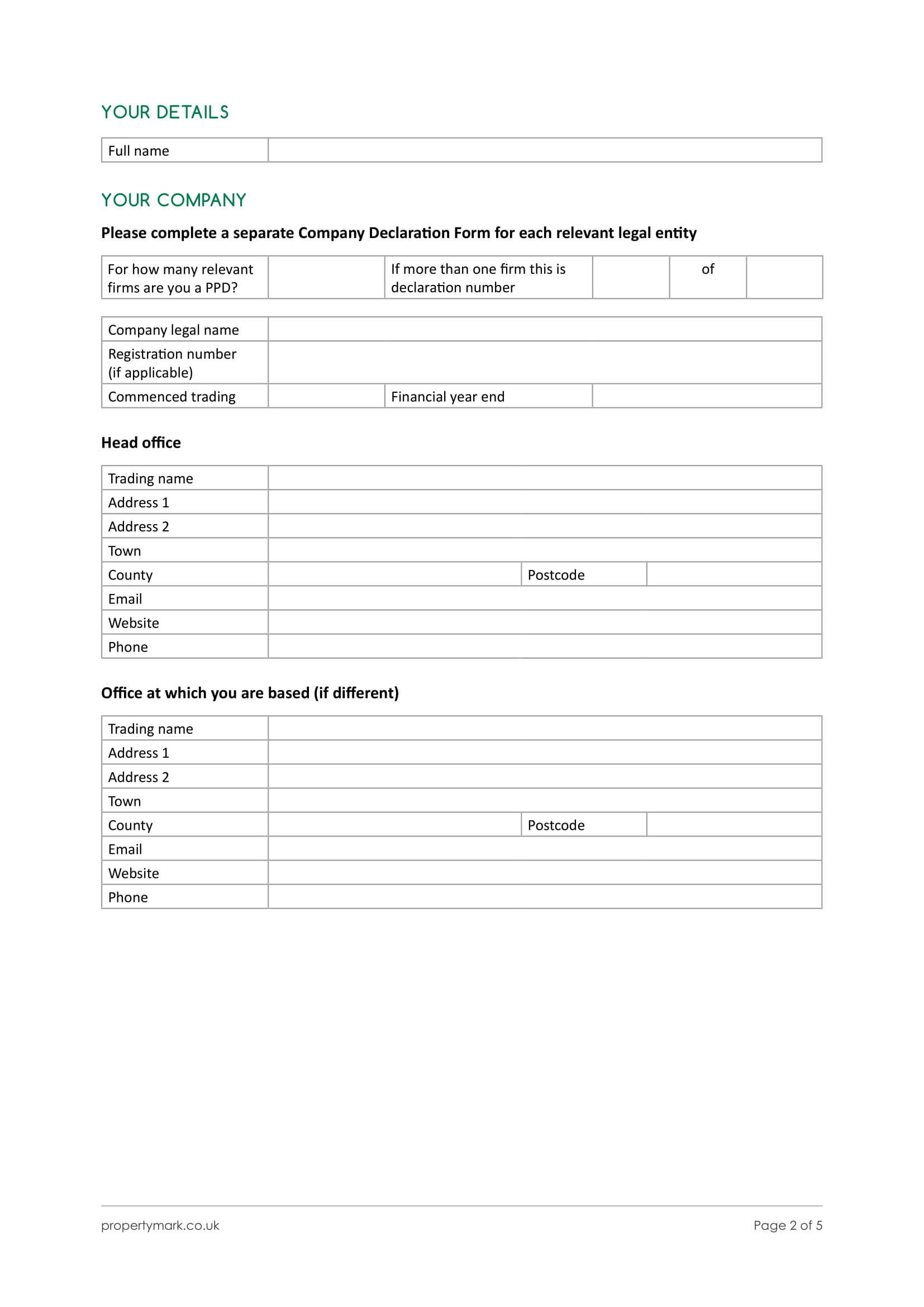 FREE 14+ Legal Declaration Forms in PDF Word