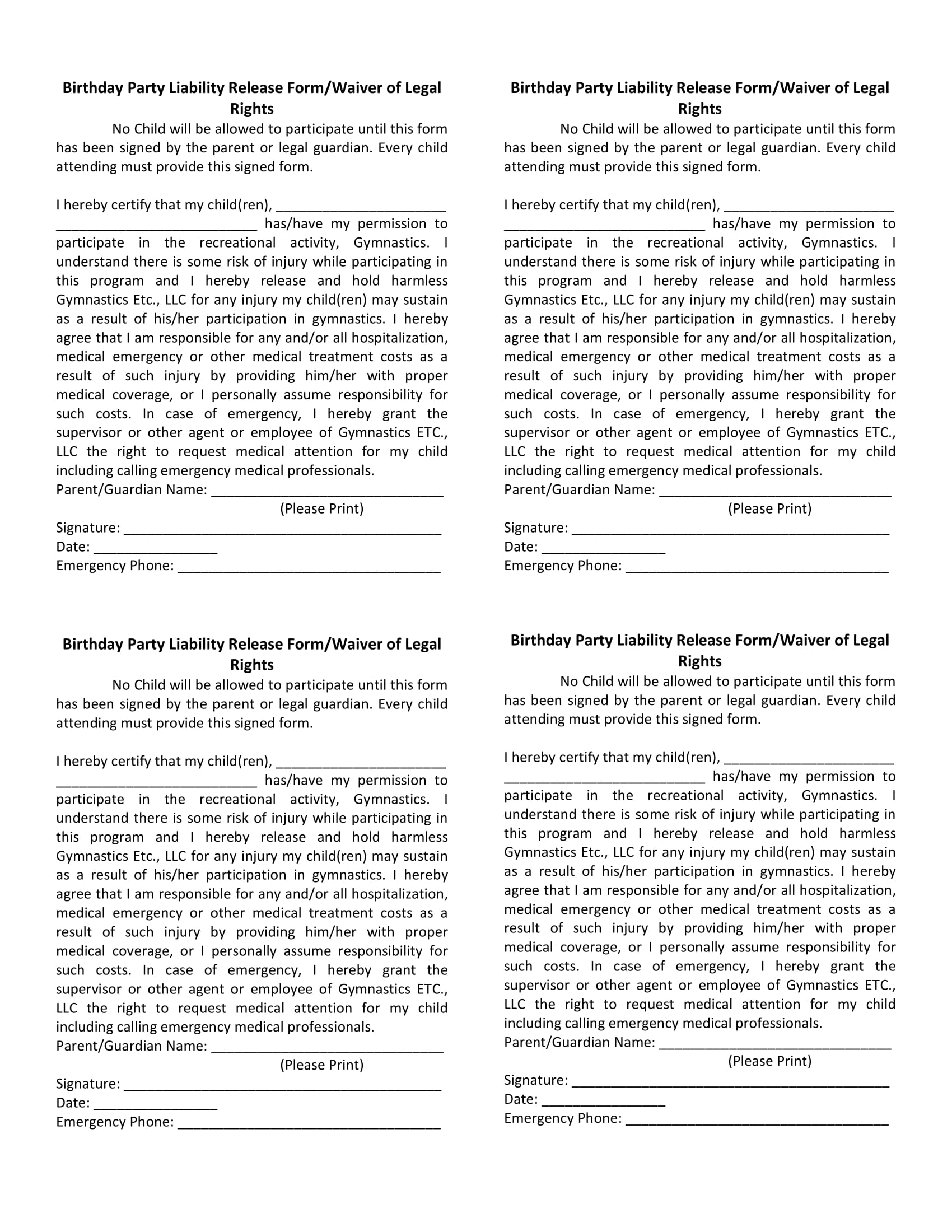 FREE 14+ Legal Waiver Forms in PDF MS Word