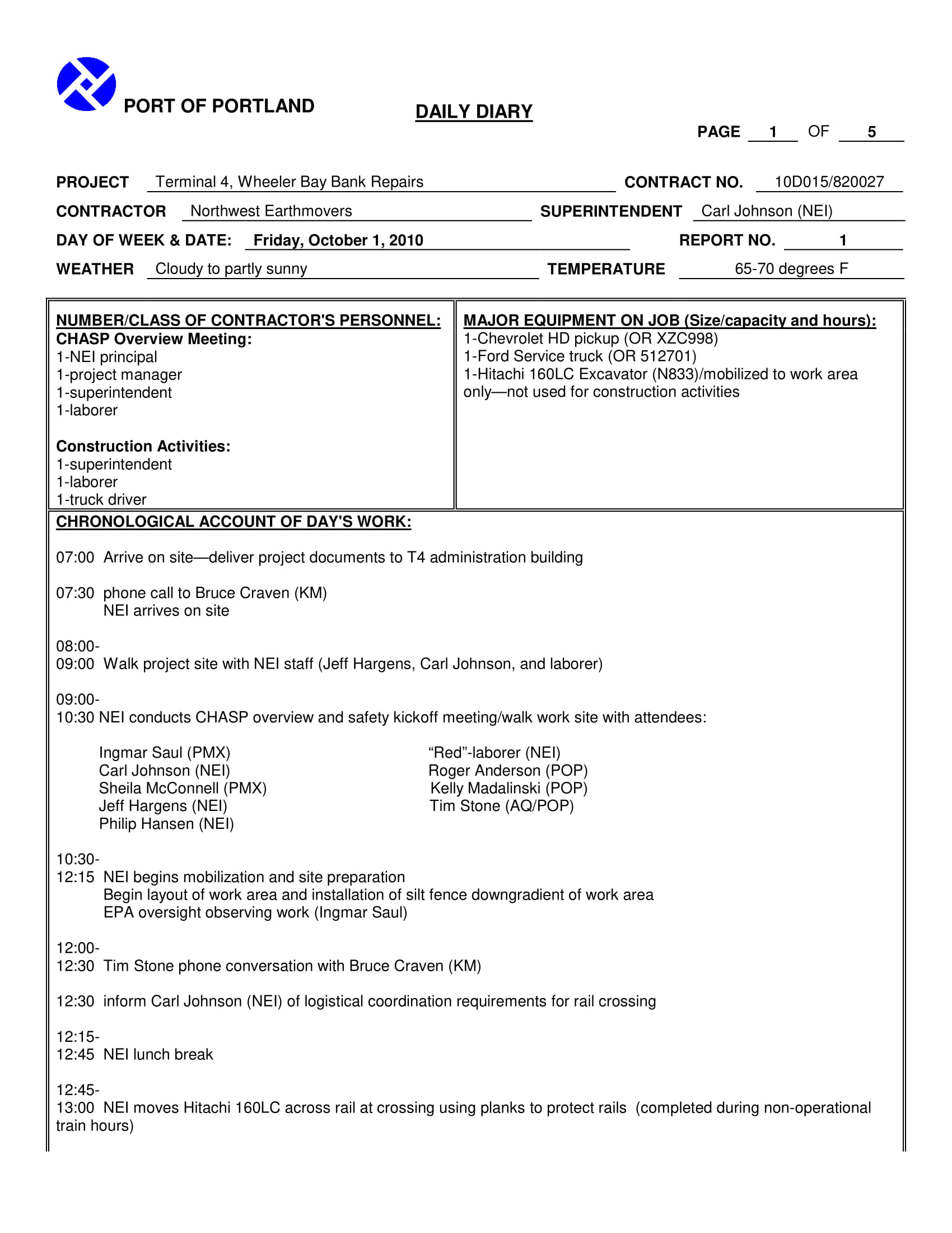 FREE 13+ Construction Forms in PDF MS Word