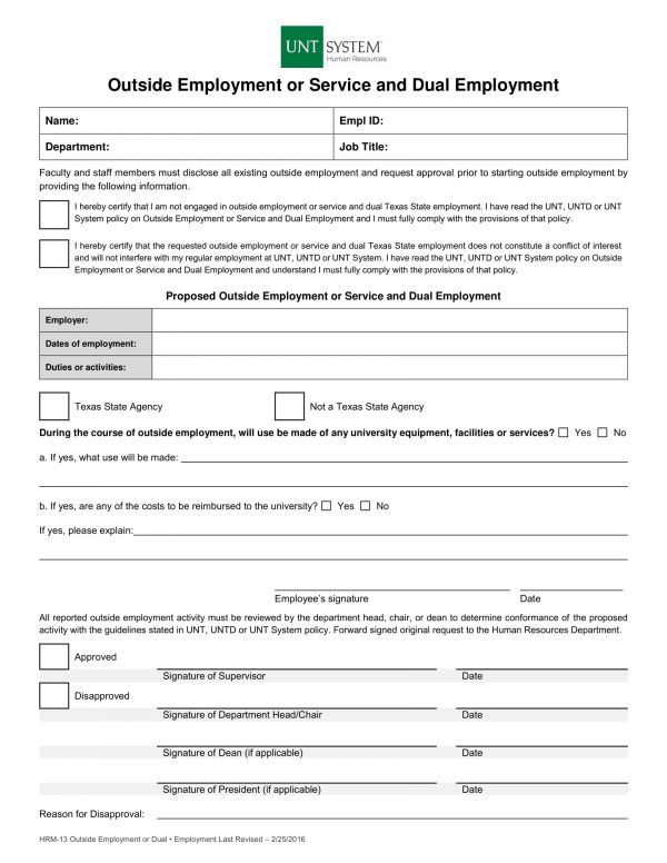 department of human services forms